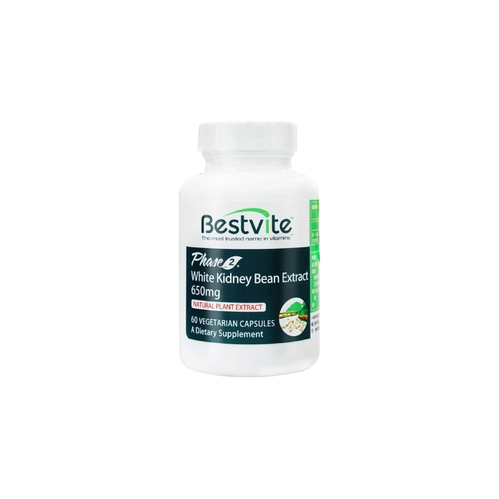 【BestVite必賜力】PHASE 2專利型白腎豆膠囊